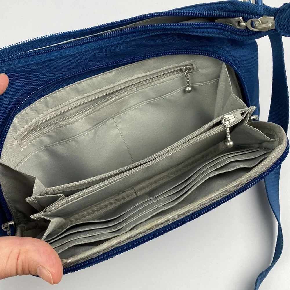 Baggallini | Blue Original Everyday Crossbody Bag - Picture 9 of 10